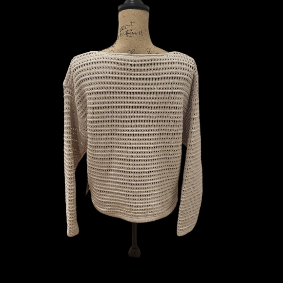 Nwt Joie cream knit sweater size medium - Picture 2 of 8